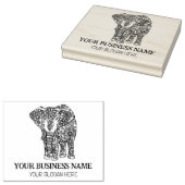 飾象カスタム、大企業 ラバースタンプ (押印)