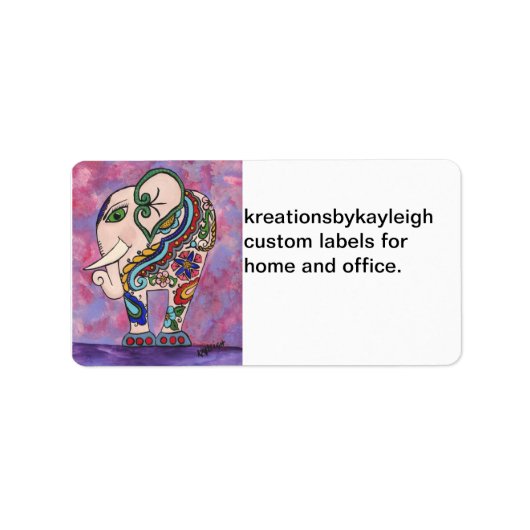 飾象 ラベル (正面)