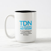 飾雪だるま ツートーンマグカップ (左)