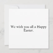 飾鮮やかりイースター卵コラージュ カード (裏面)