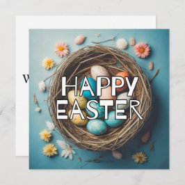 飾鮮やかりイースター卵コラージュ カード