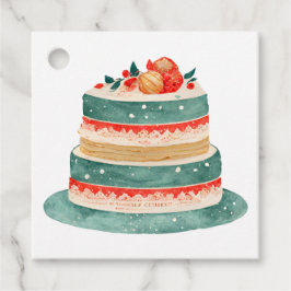 飾Christmas Cakeベーカリーラベル フェイバータグ
