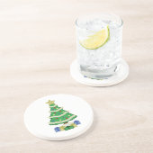 飾Christmas Tree 8bit Video GameスタイルCoa コースター (側面)