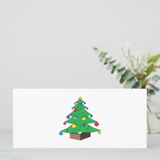 飾Christmas tree cartoon (スタンド正面)