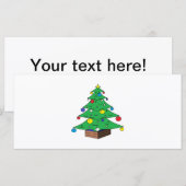 飾Christmas tree cartoon (正面/裏面)