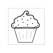 飾Cupcake Art Stamp ラバースタンプ (インプリント)