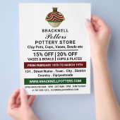 飾Jug, Potters Advert チラシ (手)