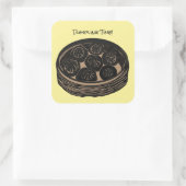 餃子の時間 スクエアシール (バッグ)