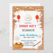 餃子パーティの招待状 招待状 (正面/裏面)