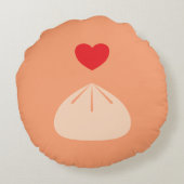 餃子ラブカンタロープラウンドピロー ラウンドクッション (裏面)