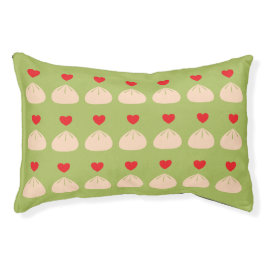 餃子ラブ抹茶スモールペットベッド