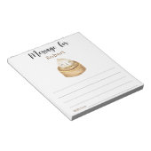 餃子中国の誕生日タイムカプセルメッセージ ノートパッド (アングル)