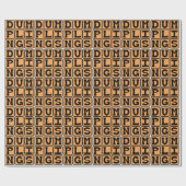 餃子、茹でた団子 ラッピングペーパー (フラット)