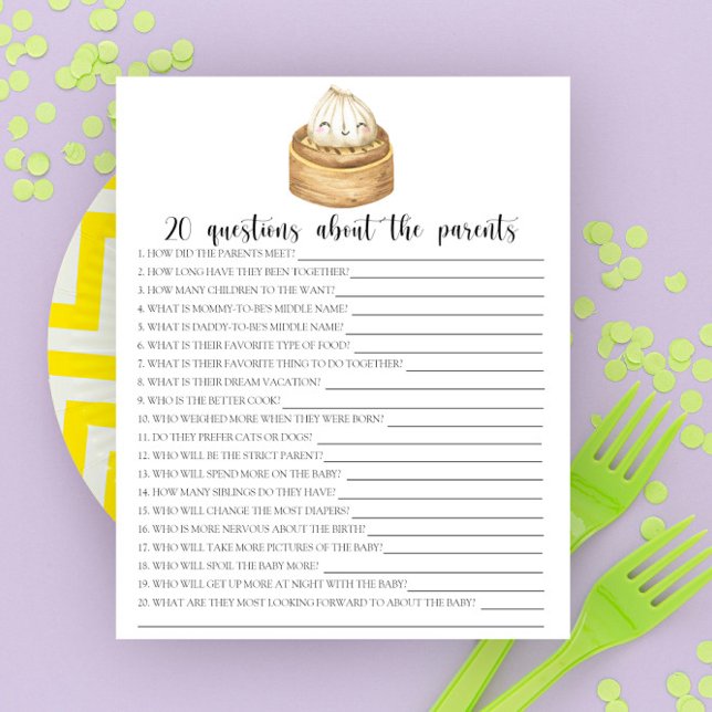 餃子 – 親に関する20質問 (クリエイターアップロード済み)