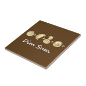 餃子+餃子+餃子が点心に等しい タイル (側面)