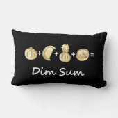 餃子+餃子+餃子が点心に等しい ランバークッション (裏面)