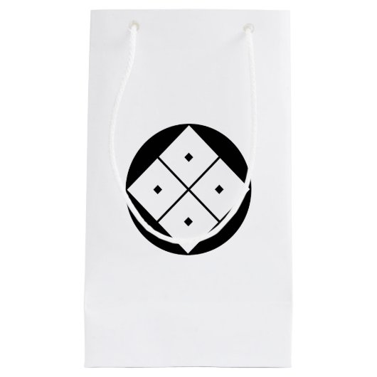 餅に四つ目を傾けた スモールペーパーバッグ (正面)