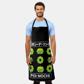 餅はポイ餅とコーヒー エプロン (着用した状態)