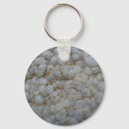 餅、ヘルシーフード、ホワイトスナック キーホルダー