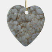 餅、ヘルシーフード、ホワイトスナック セラミックオーナメント (右)