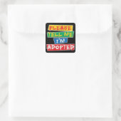 養子の話を聞かせてくれ スクエアシール (バッグ)