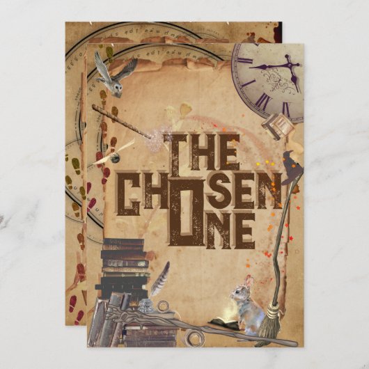 養子を迎える 招待状 (正面/裏面)