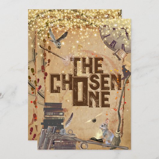 養子を迎える 招待状 (正面/裏面)