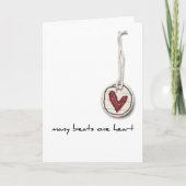 養子縁組あいさつカード カード (正面)