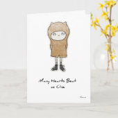 養子縁組あいさつカード カード (黄色い花)