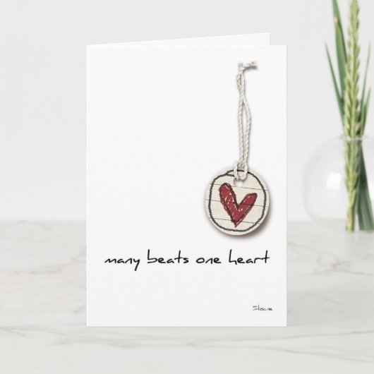 養子縁組あいさつカード カード (正面)