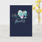 養子縁組おめでとうカード カード (黄色い花)