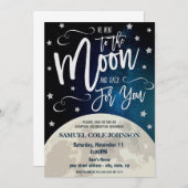 養子縁組おめでとうパーティーの招待状 招待状 (正面/裏面)