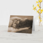 養子縁組おめでとう カード (黄色い花)