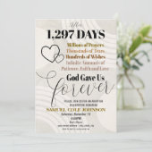 養子縁組おめでとう！招待状 招待状 (スタンド正面)