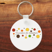 養子縁組に感謝 キーホルダー (正面)