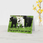 養子縁組のおめでとうを子ども達から カード (黄色い花)