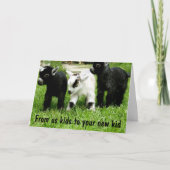 養子縁組のおめでとうを子ども達から カード (正面)