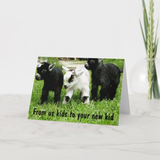 養子縁組のおめでとうを子ども達から カード (正面)