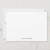 養子縁組のお知らせ 案内状 (裏面)