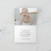 養子縁組のお知らせ – 鳥の巣 案内状 (内部)