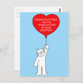 養子縁組の成立おめでとう ポストカード (正面/裏面)