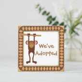 養子縁組の日パーティー招待状 招待状 (スタンド正面)