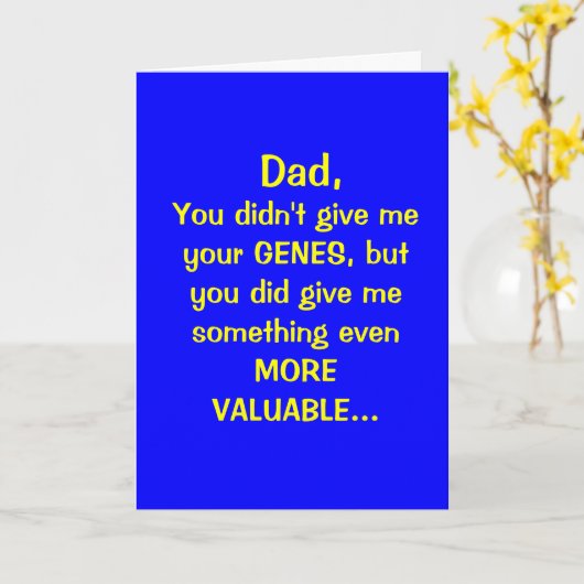 養子縁組の日 カード (黄色い花)