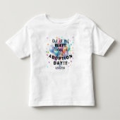養子縁組の日  トドラーTシャツ (正面)