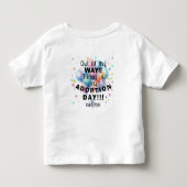 養子縁組の日  トドラーTシャツ (裏面)