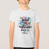 養子縁組の日 トライブレンドTシャツ (正面)