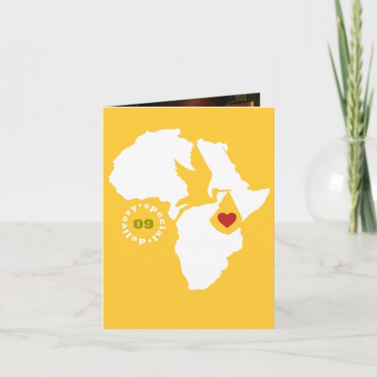 養子縁組の日 案内状 (正面)