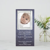 養子縁組の発表フォトカード 案内状 (スタンド正面)