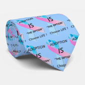養子縁組は「選択肢」生命を選ぶ! ネクタイ (ロール)