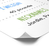 養子縁組を待つ価値がある |誕生日パーティーのサイン ポスター (角)